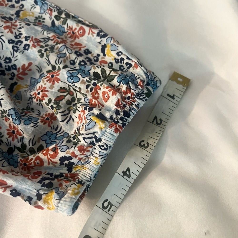 St. John's Bay Multicolor Floral Blouse 2x Button Up Long Sleeve Blue Green Ivor - Picture 15 of 16